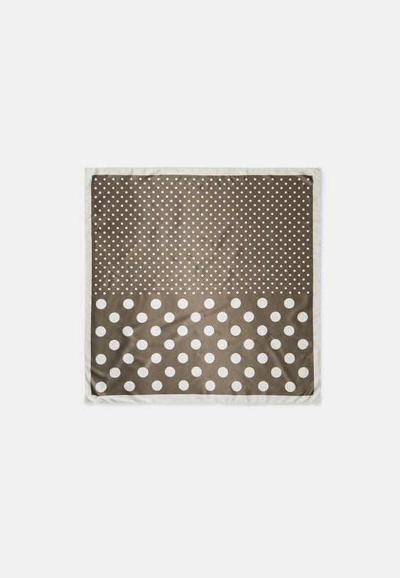 polka dot scarf