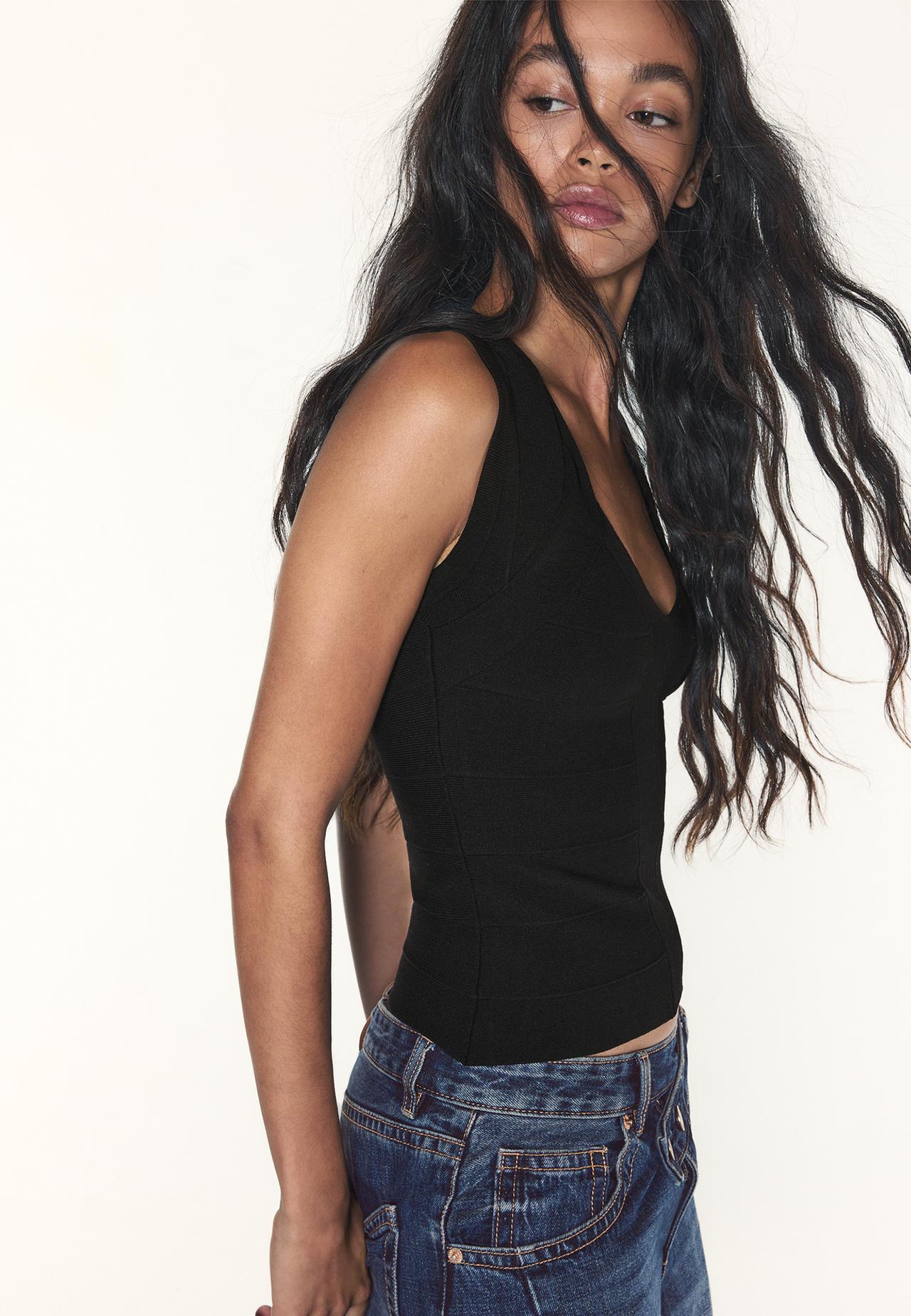 Bandage top — Black
