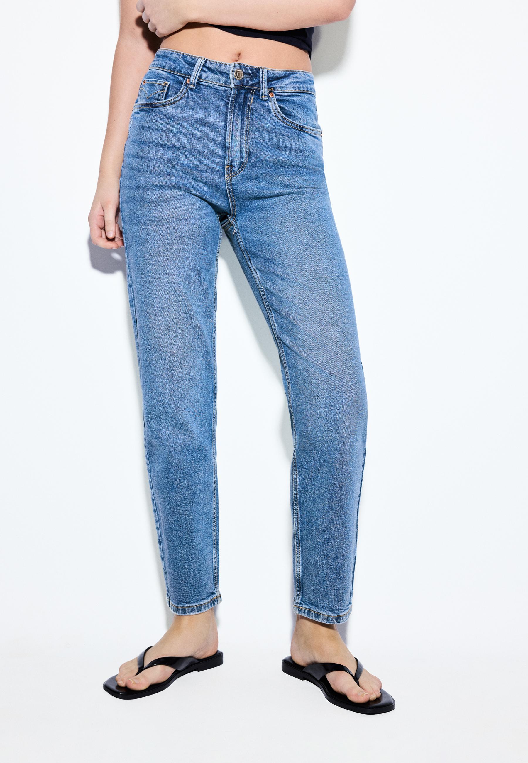 D10 mom fit dar kesim jean - Görsel 2