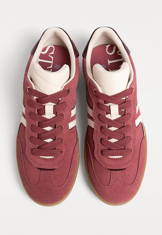 casual leather trainers
