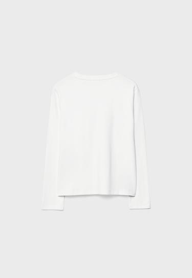 Basic regular fit cotton T-shirt — Ecru 8
