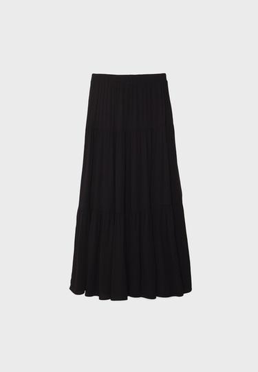 Boho midi skirt — Black 7