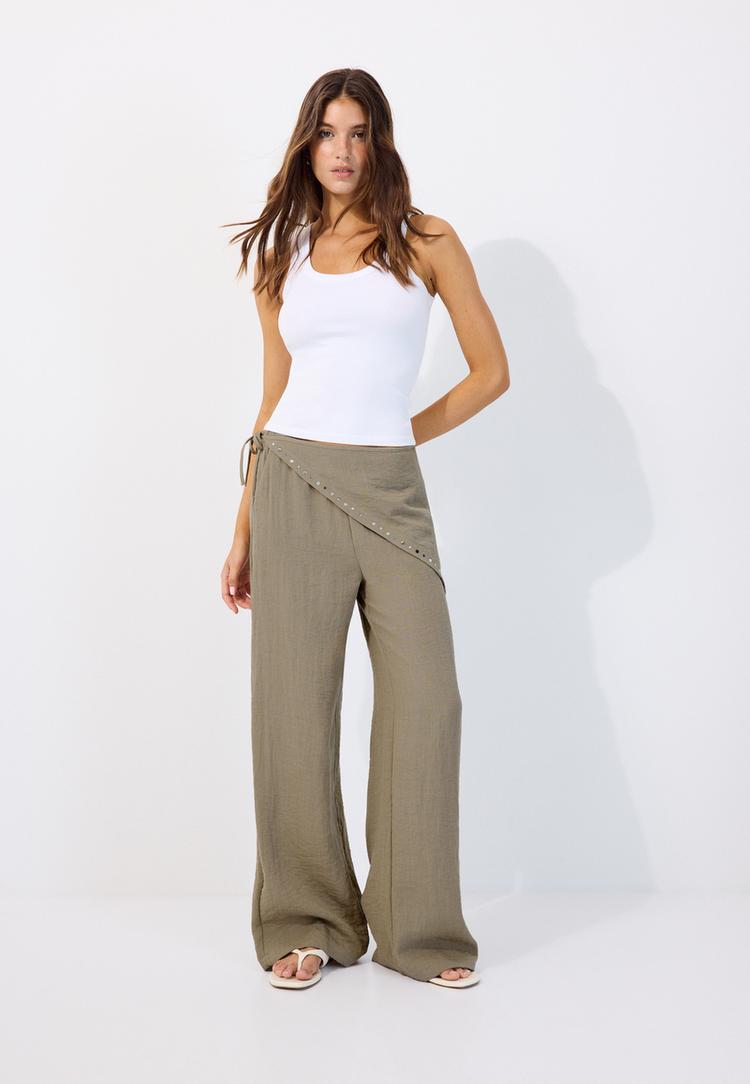 flowing scarf trousers