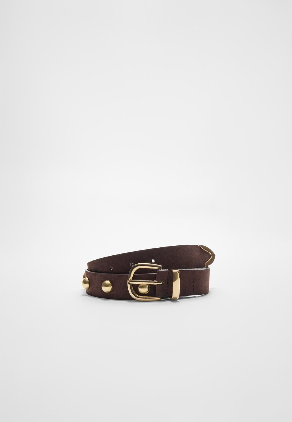 Belt with studs