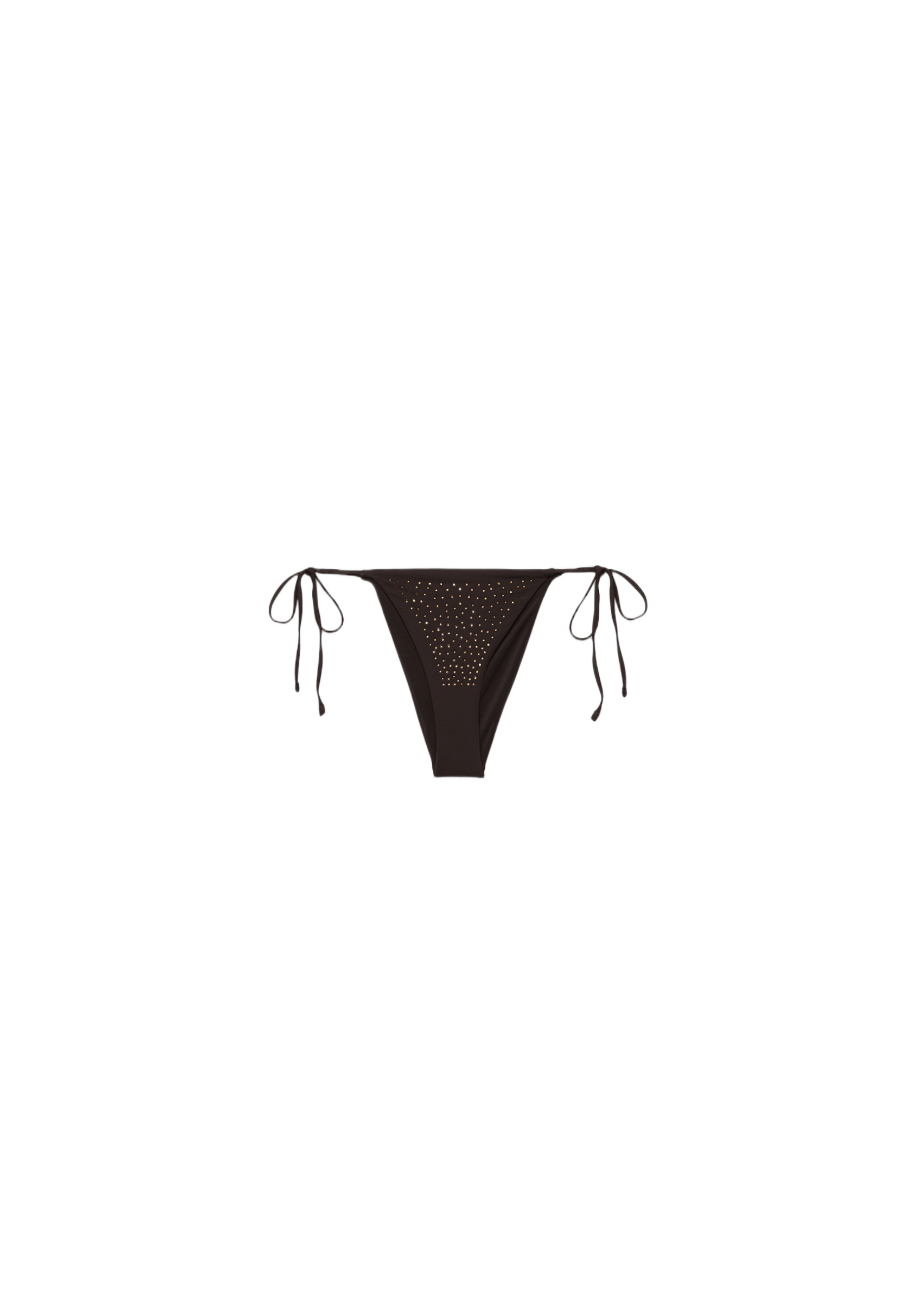 Shimmery Brazilian bikini bottoms — Brown