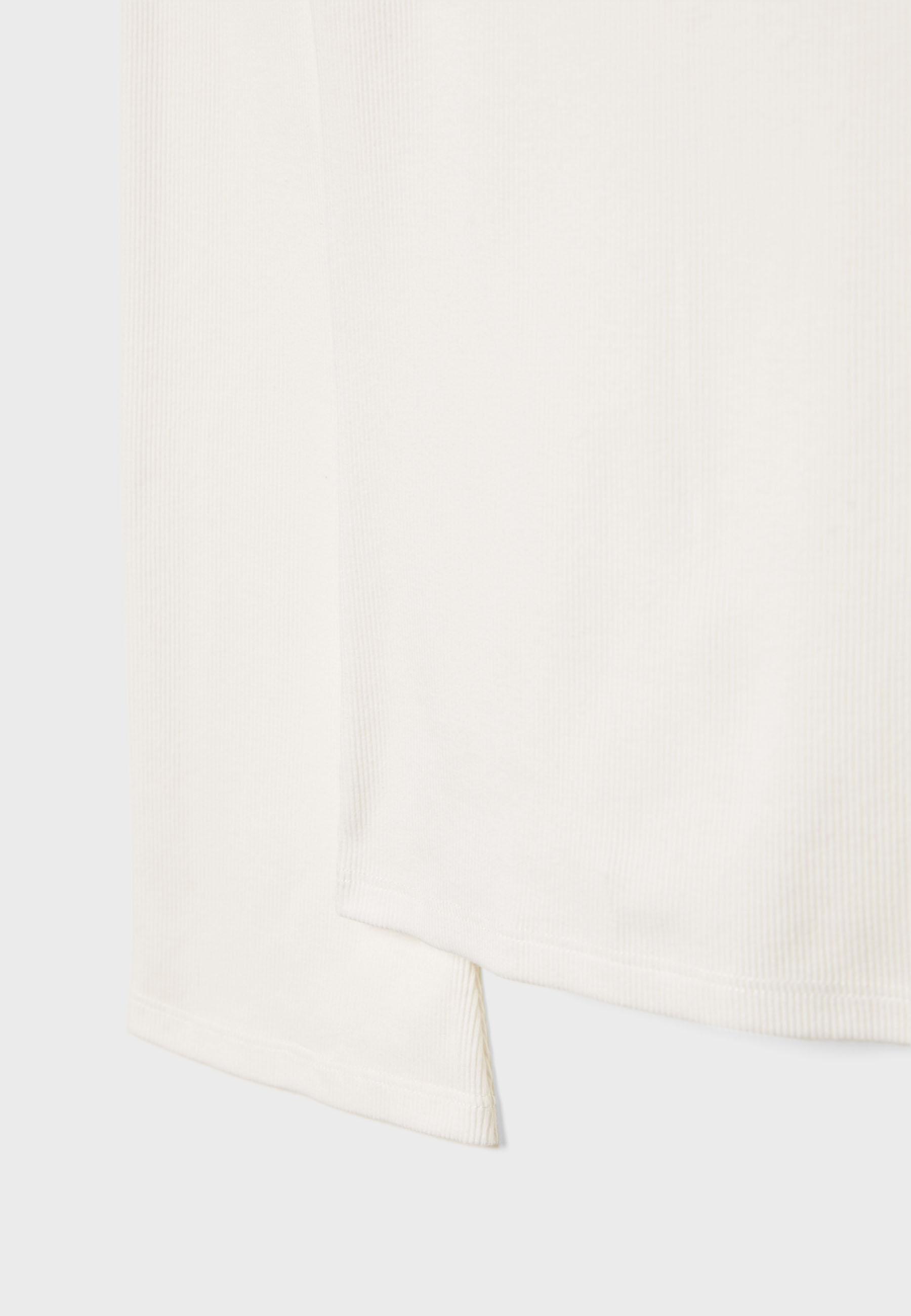 Basic bell sleeve T-shirt — Ecru