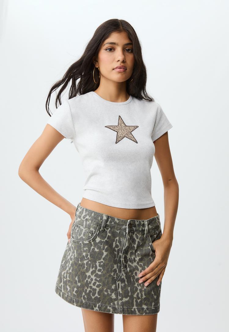 leoparden-stern-t-shirt