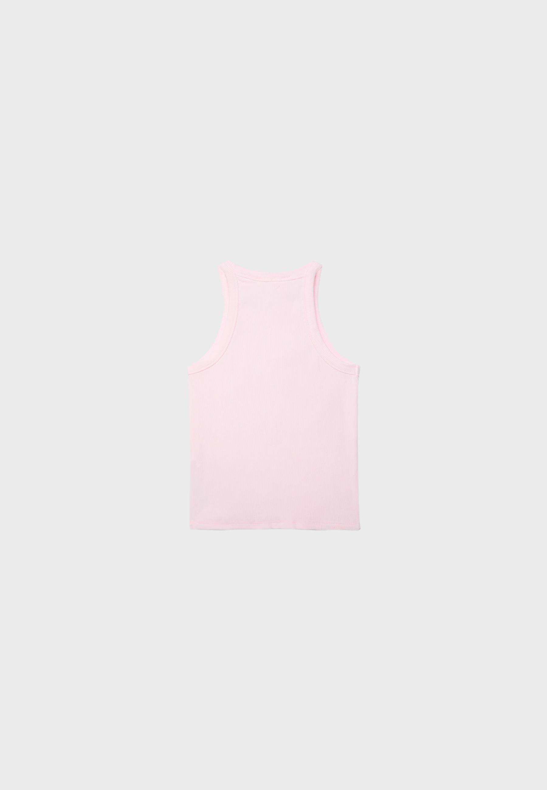 Racerback T-shirt — Pastel pink