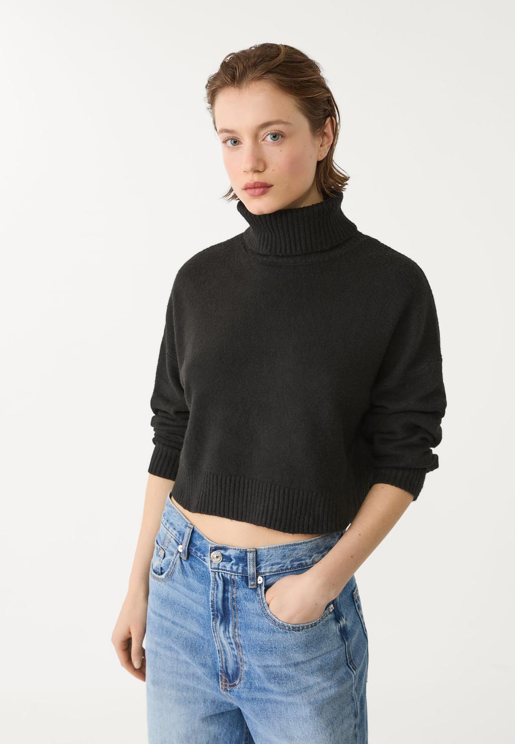 Soft-touch knit sweater