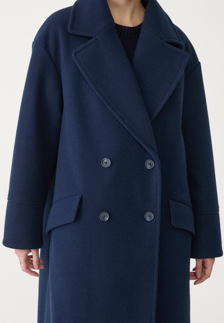 manteau oversize doux au toucher