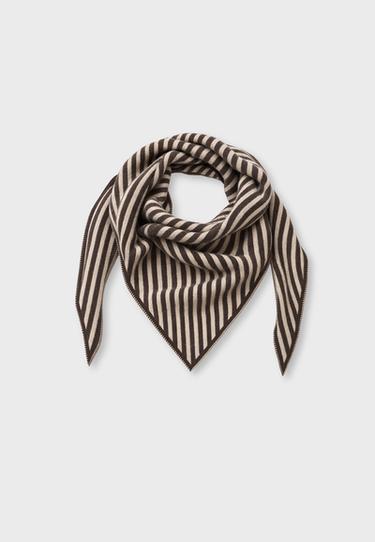 Triangular scarf — Brown 1