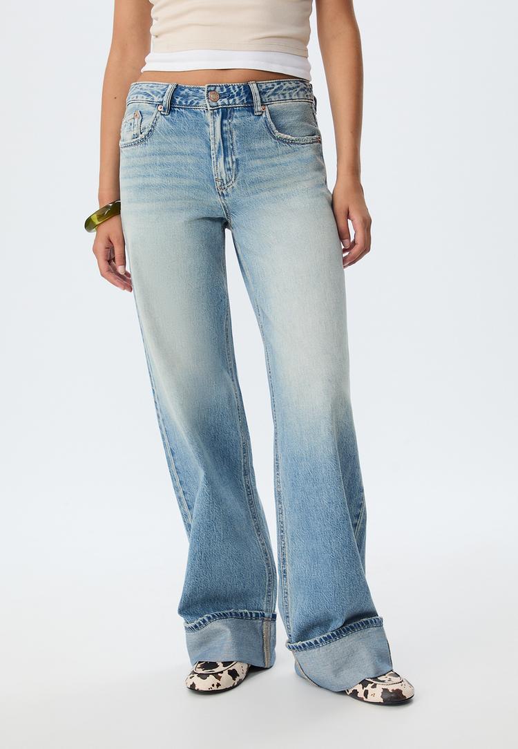 d91 jeans low wide leg