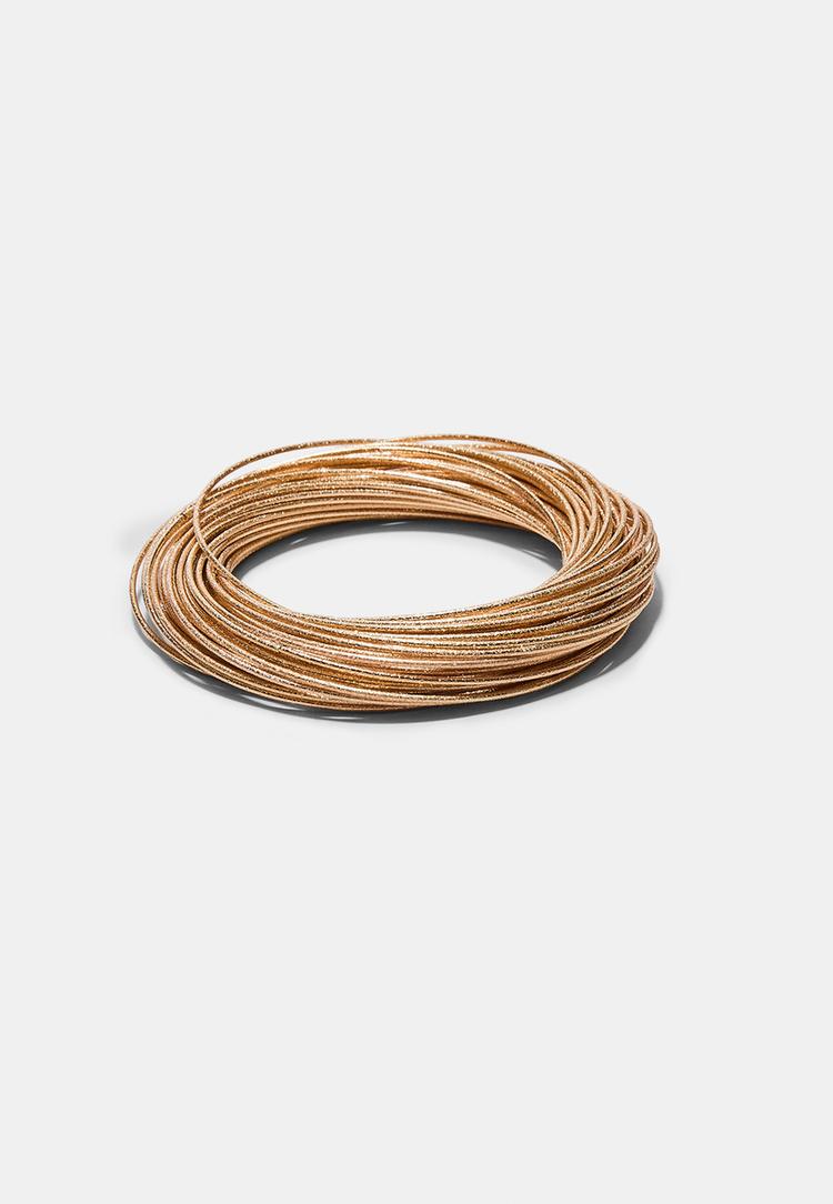 Stradivarius Βραχιόλι Με Πολλούς Κρίκους Χρυσαφί Os φωτογραφία