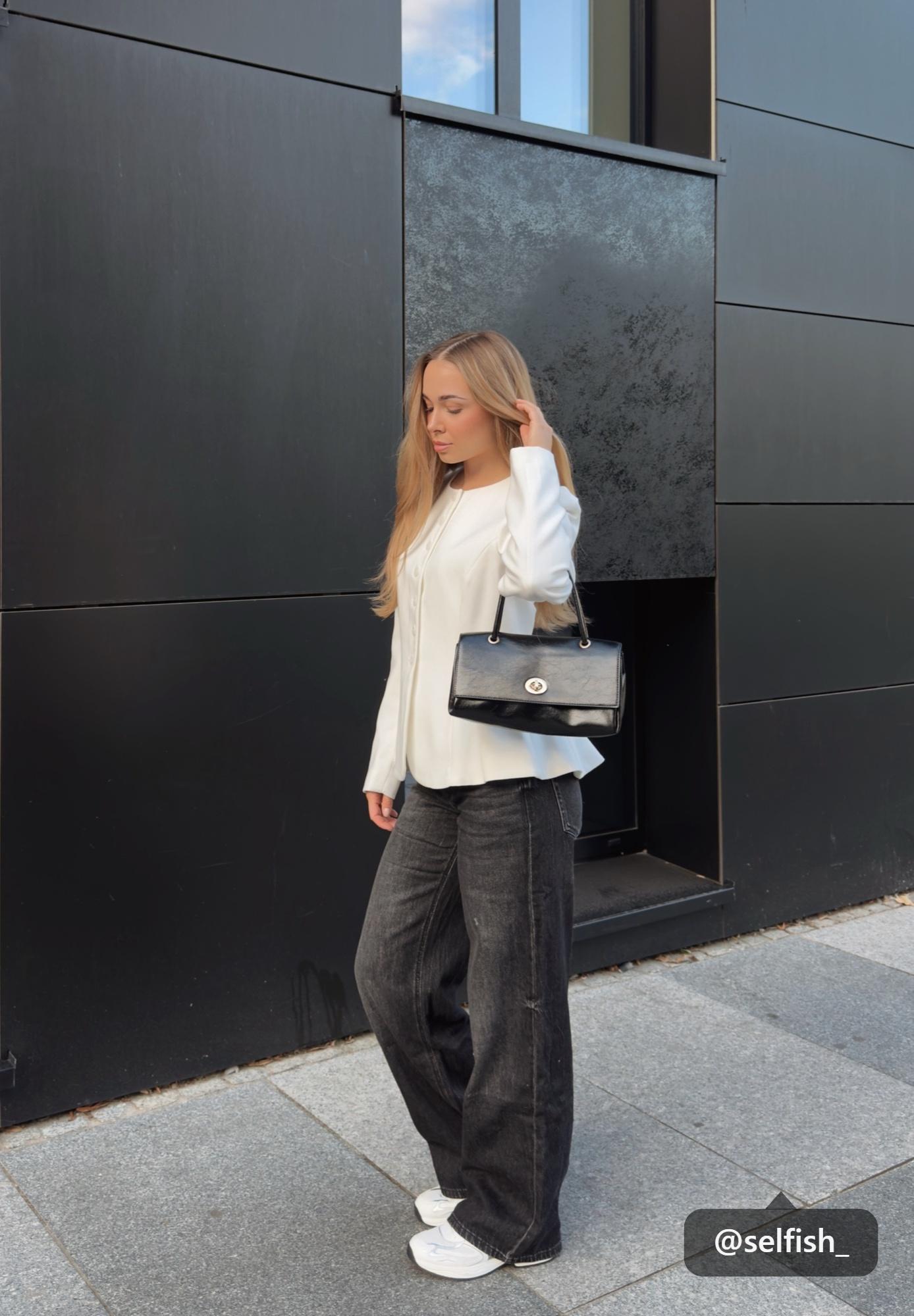 Stradivarius Peplum blazer ceket görsel 7