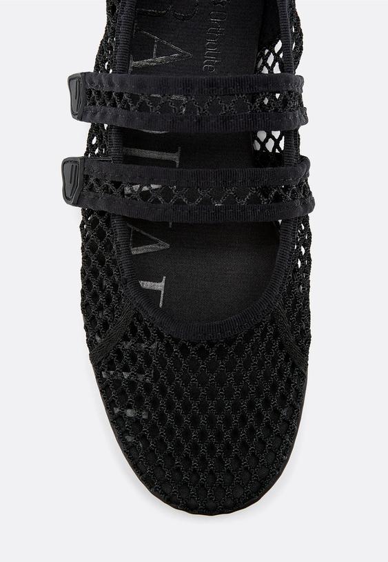 Stradivarius Mesh Sneakers Black 7
