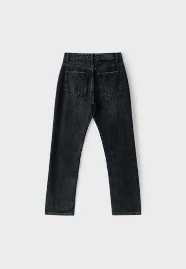 Straight slim fit jeans — BLACK DENIM WASH 8