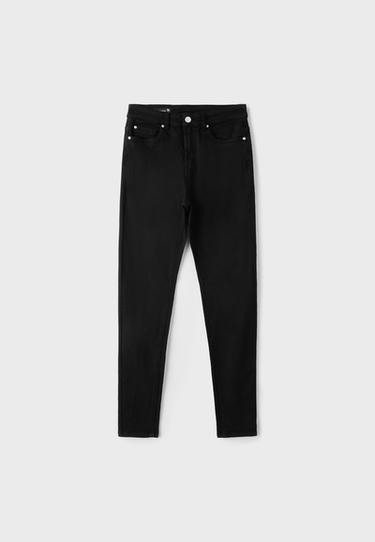 D07 High-waist skinny jeans — Black 7