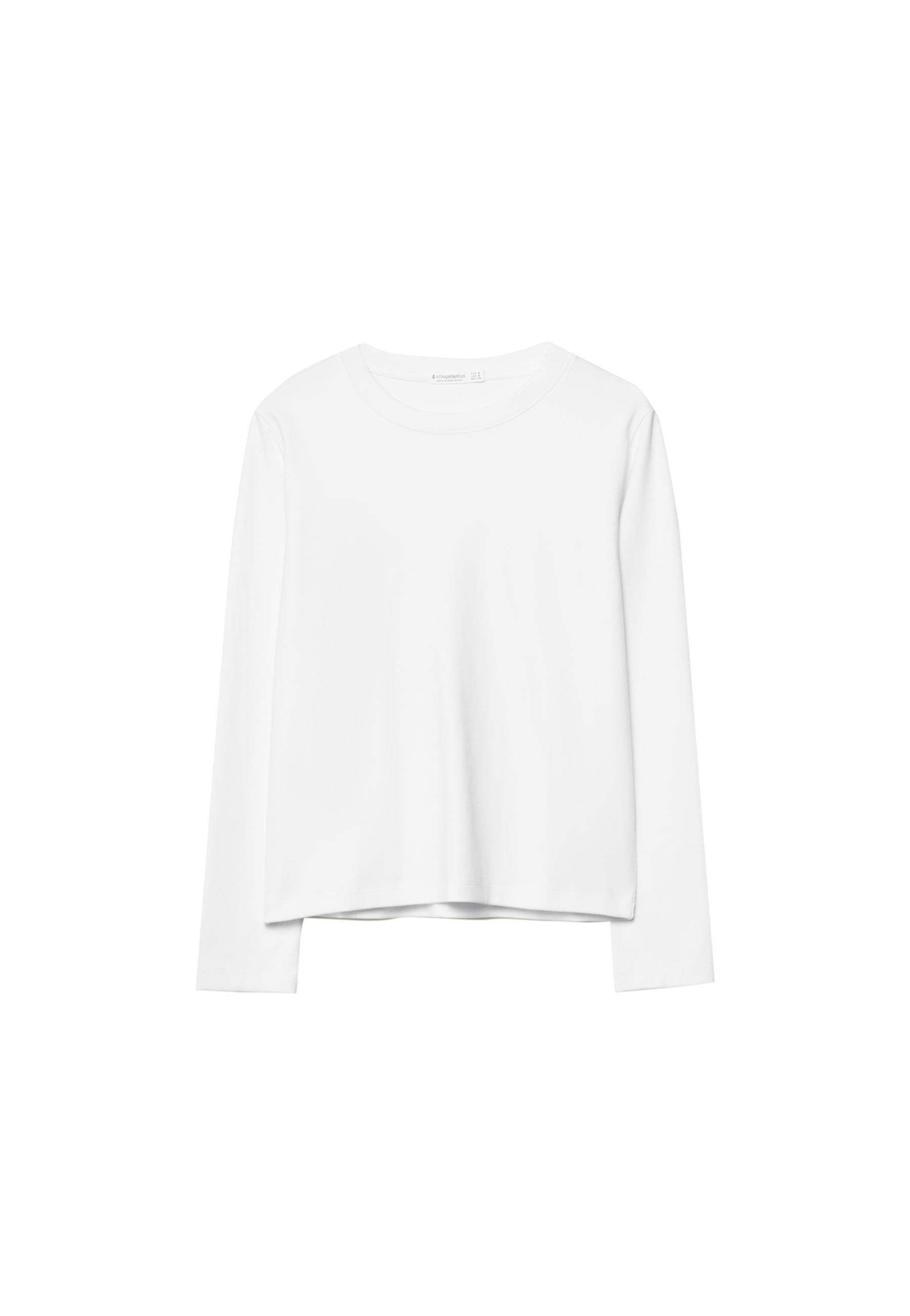 Stradivarius Yumuşak dokulu uzun kollu t-shirt görsel 6