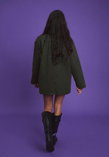 Waxed-effect parka — Khaki 5