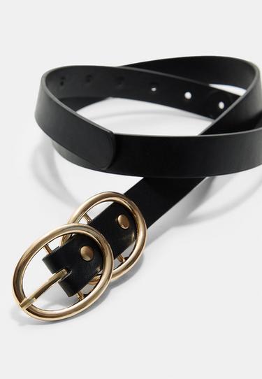 Double buckle belt — Black 3