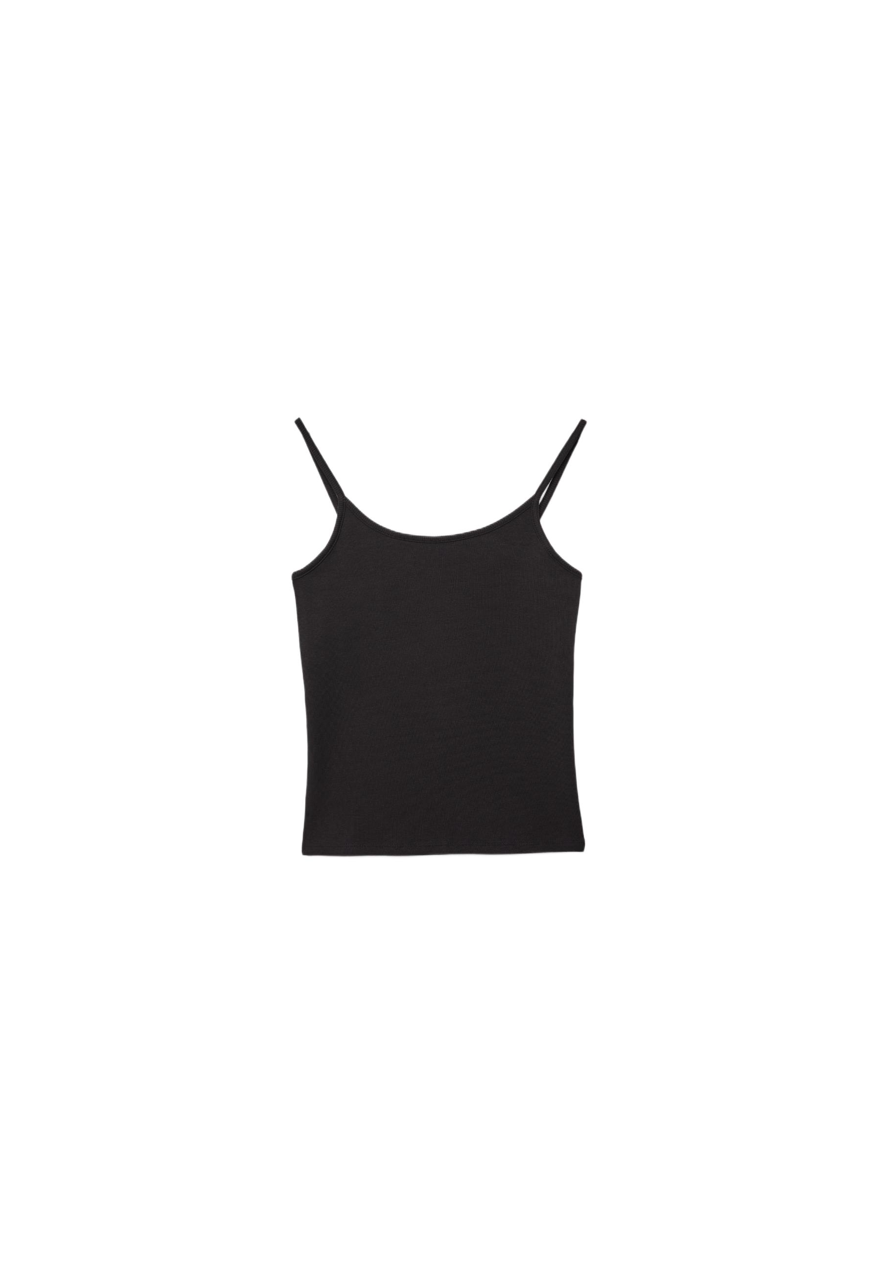 B07 Ribbed strap top