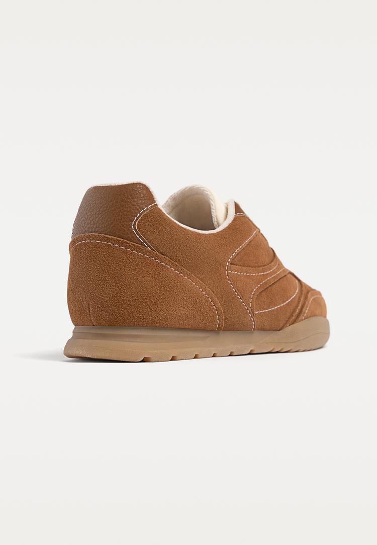 zapatillas serraje cosidos