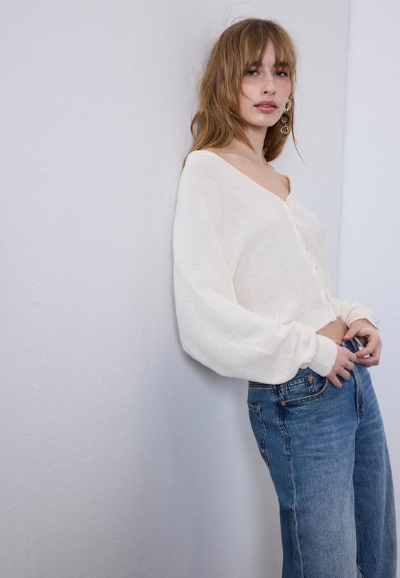 cardigan manches chauve souris