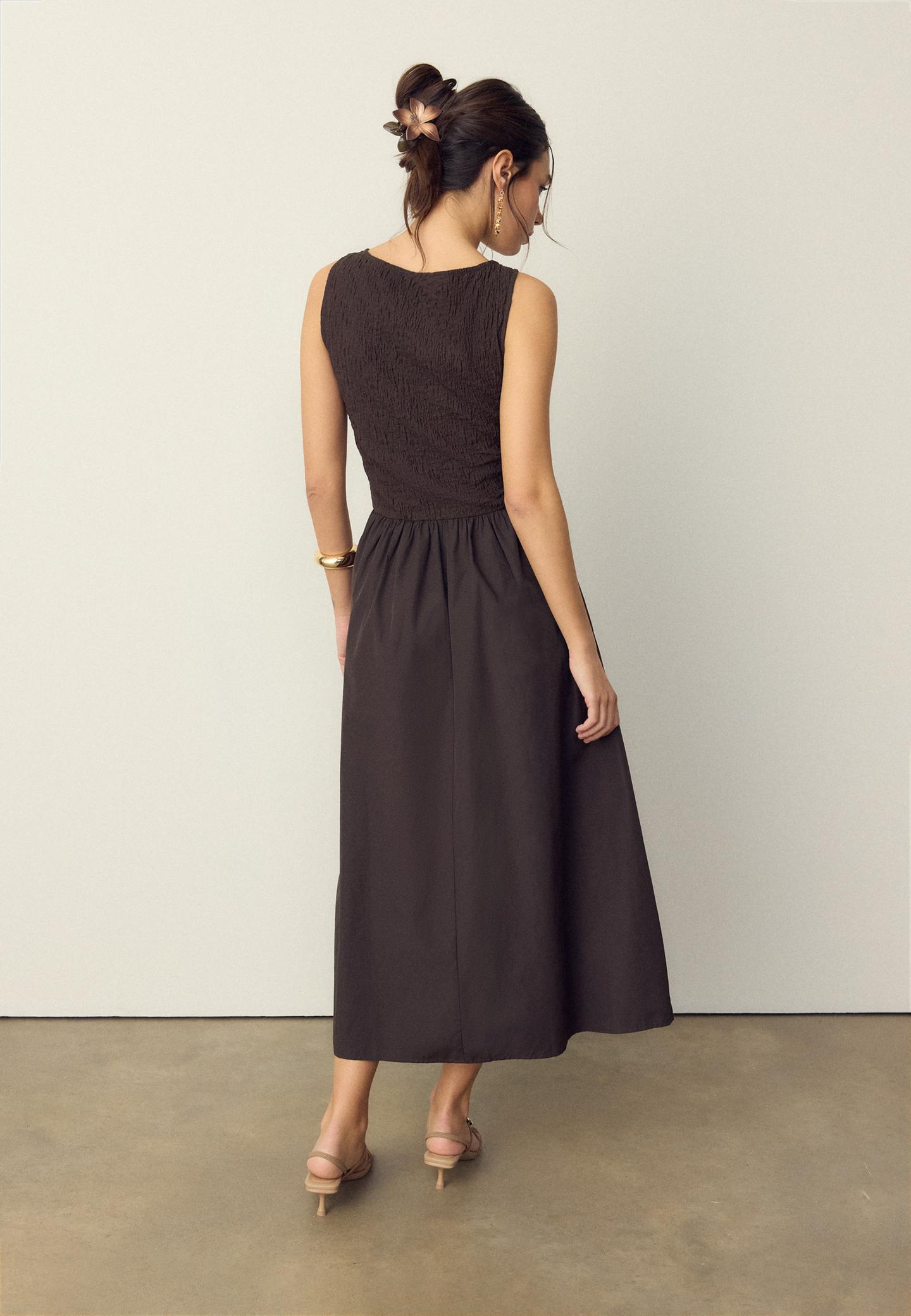 Robe Longue Fleurie Stradivarius Taille 40 - Occasion Très Bon état