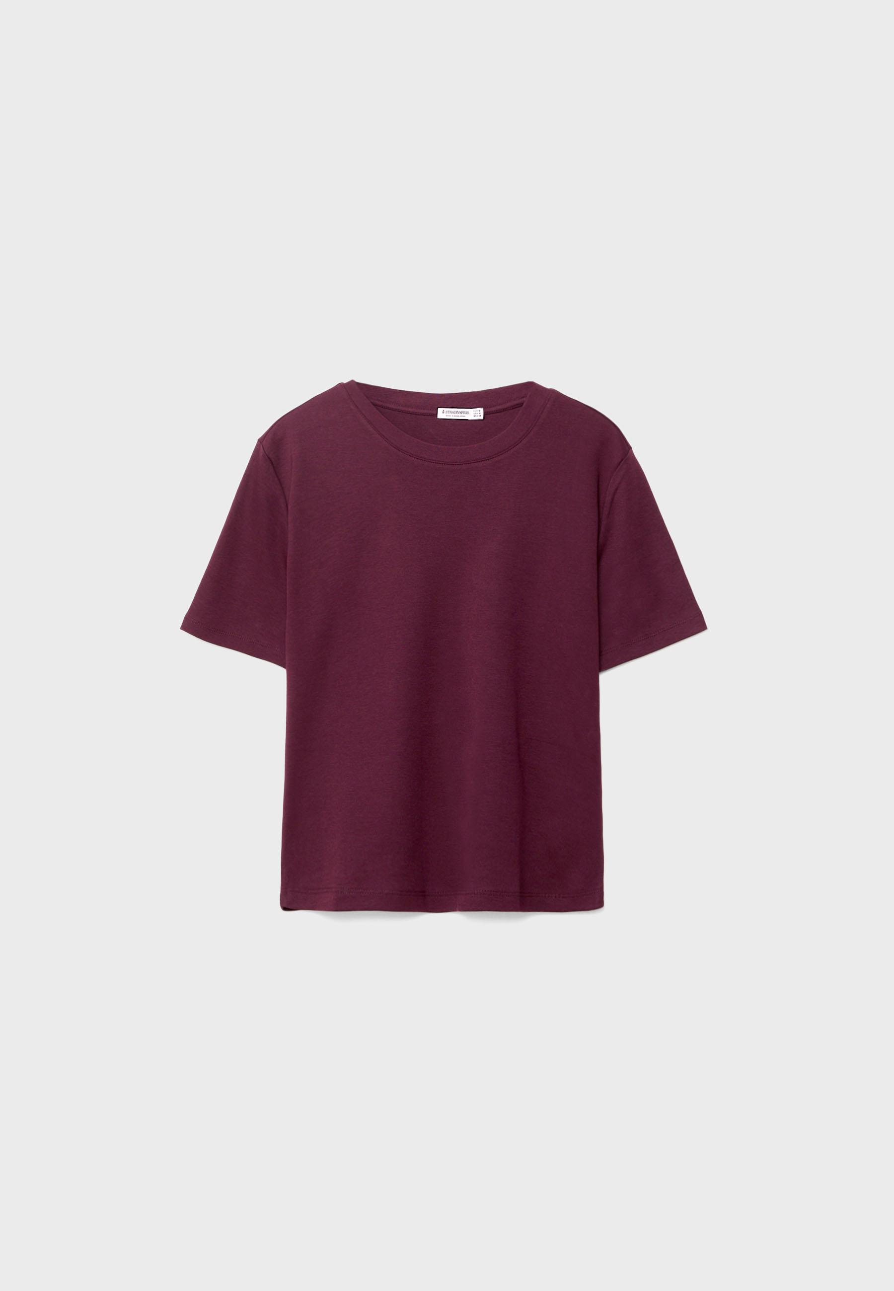 Basic regular fit kalın tişört - Görsel 11