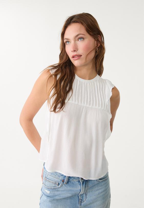 blusa volante fluida