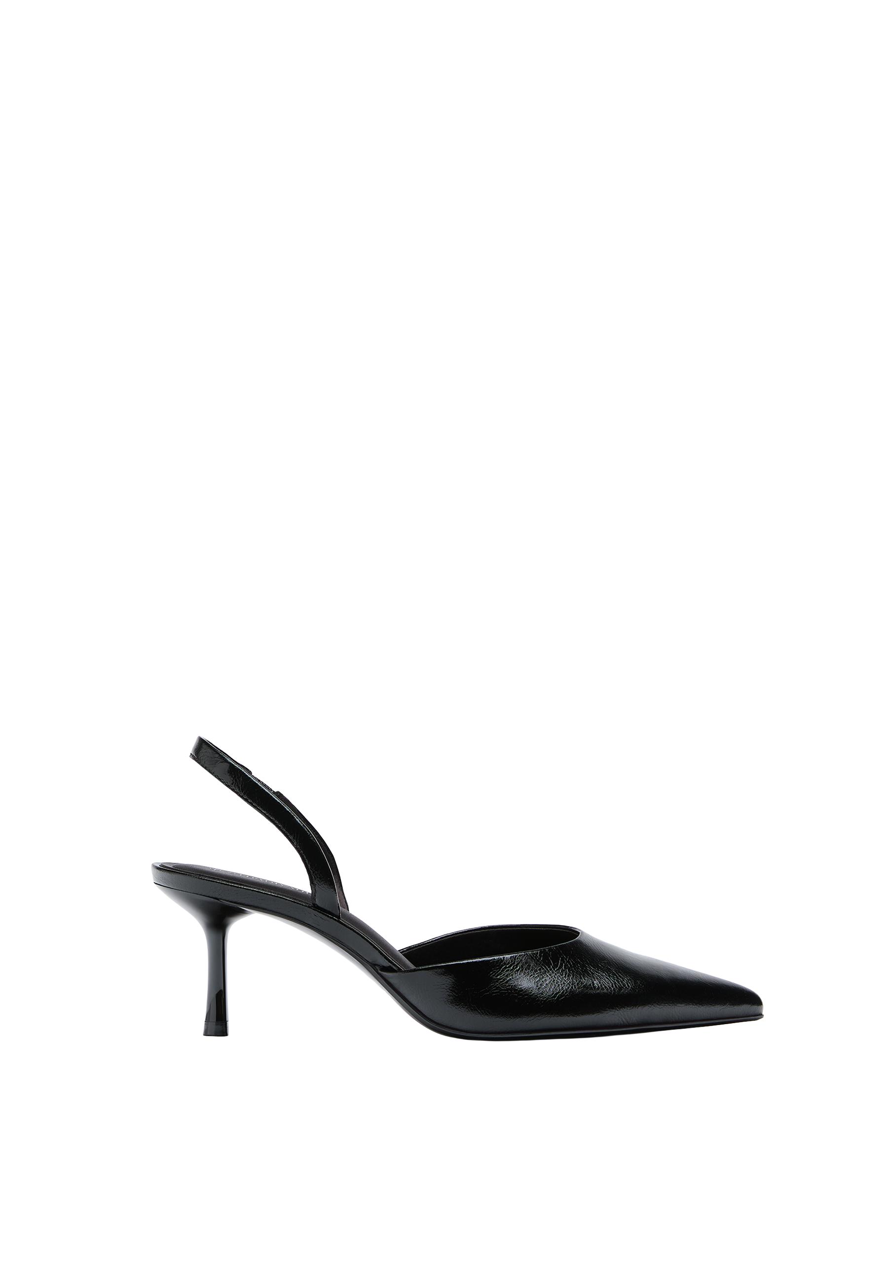 WIDE-LEG. Basic heeled shoes — BLACK 
