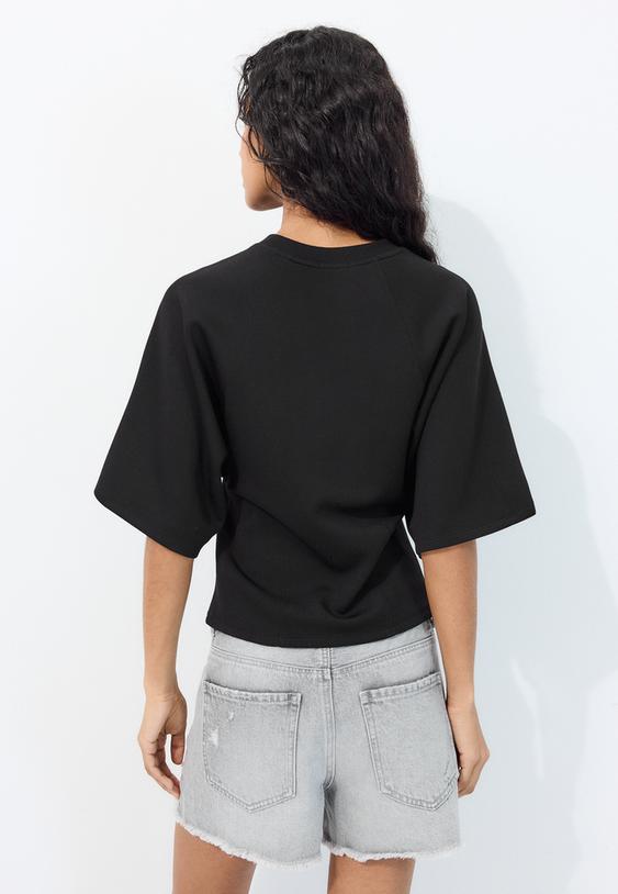 camiseta manga corta tacto suave