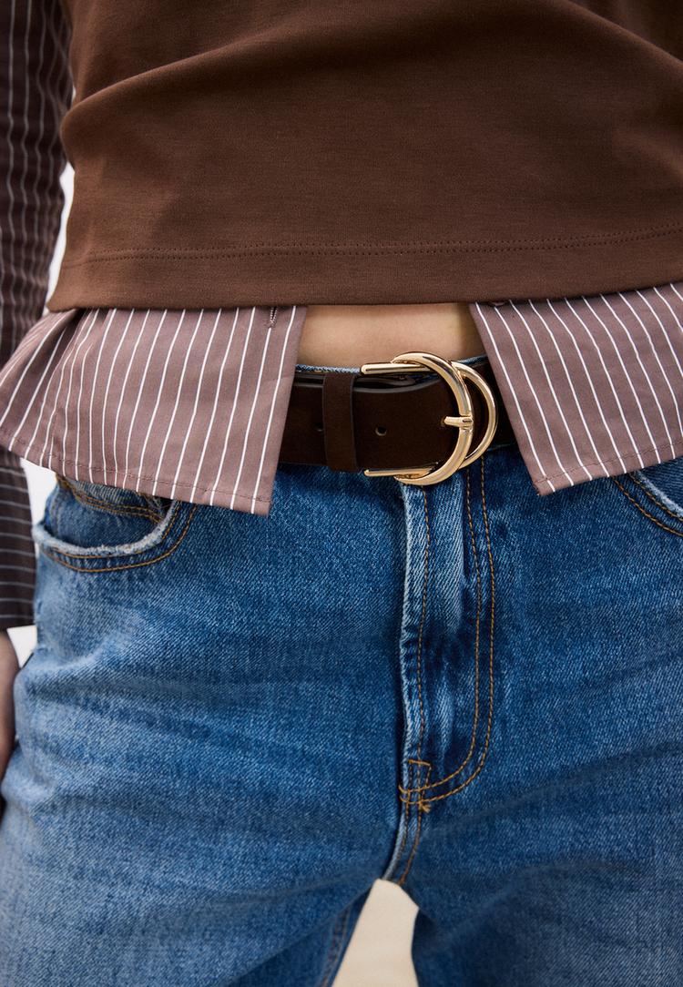 double buckle belt