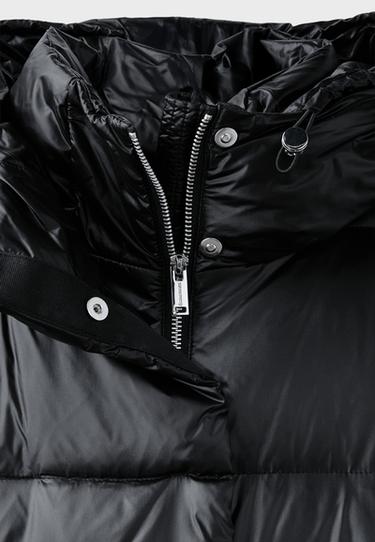 Shiny padded coat — Black 10