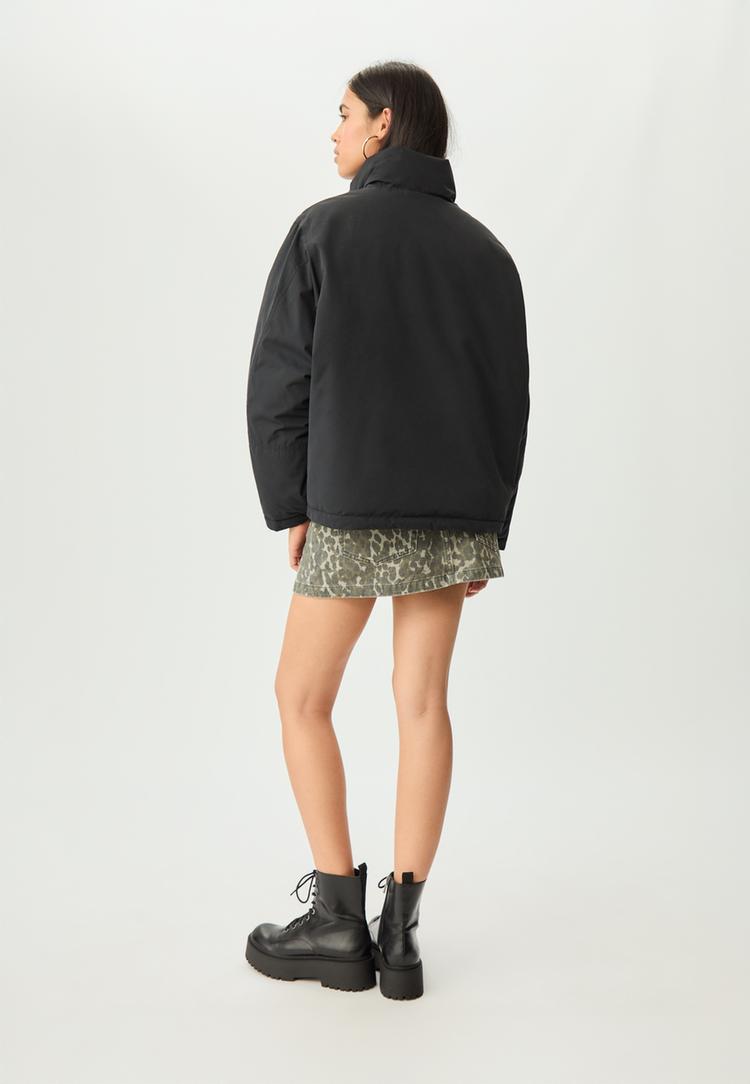 high neck puffer jacket