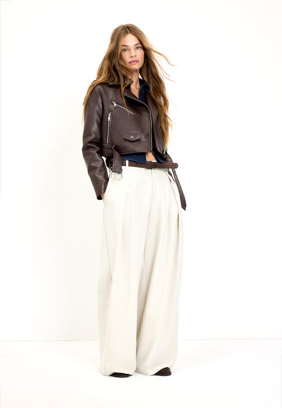 maxi pensli kemerli pantolon