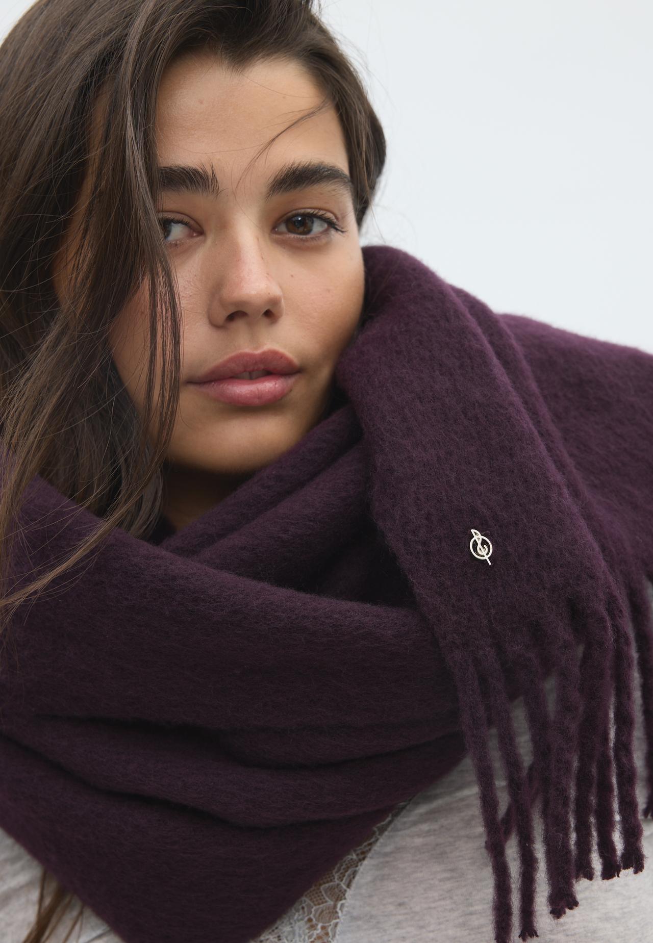 Medium basic scarf — Burgundy