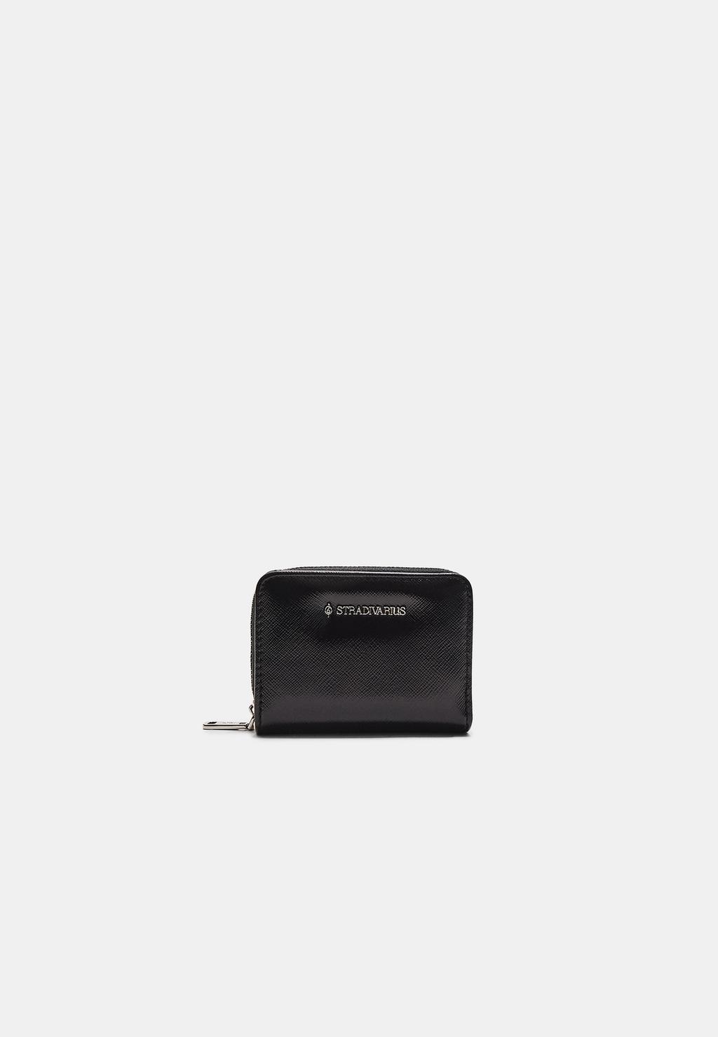 Monedero rectangular brillo