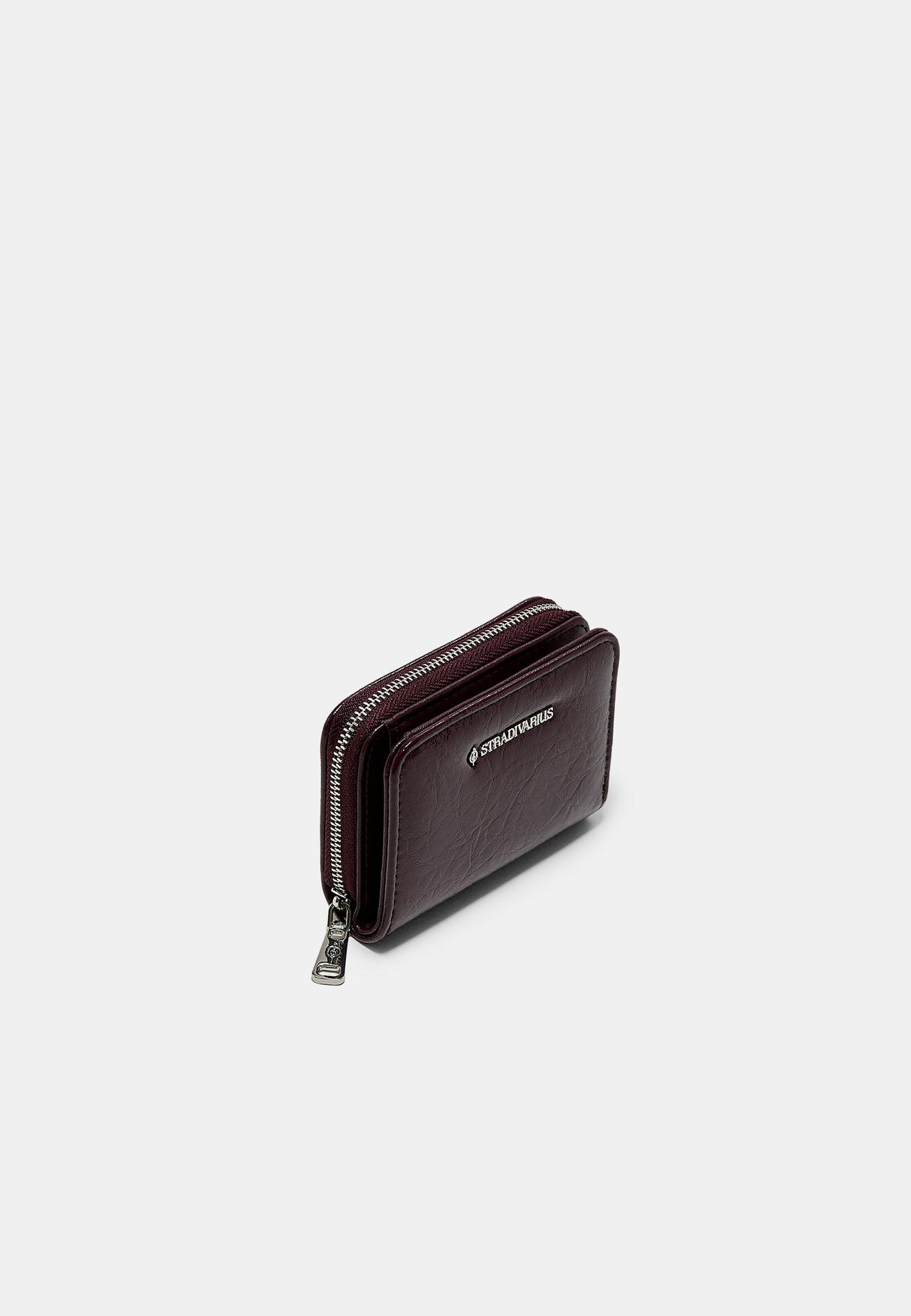 Rectangular purse — Burgundy