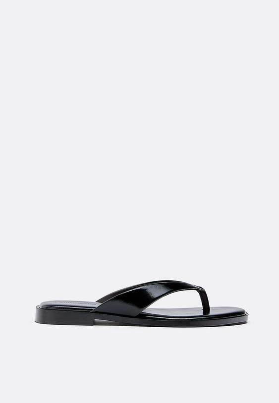 Parmak arası düz sandalet - Görsel 2