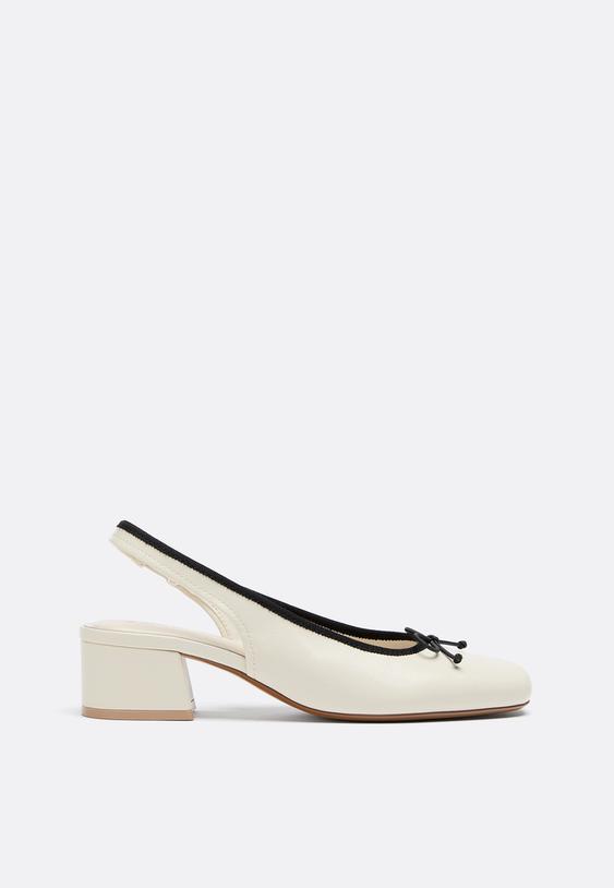 zapatos tacon bailarina