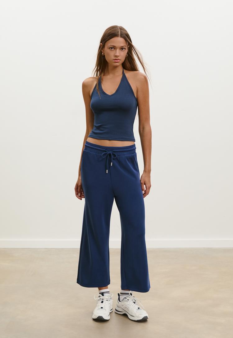 flowing soft touch culottes
