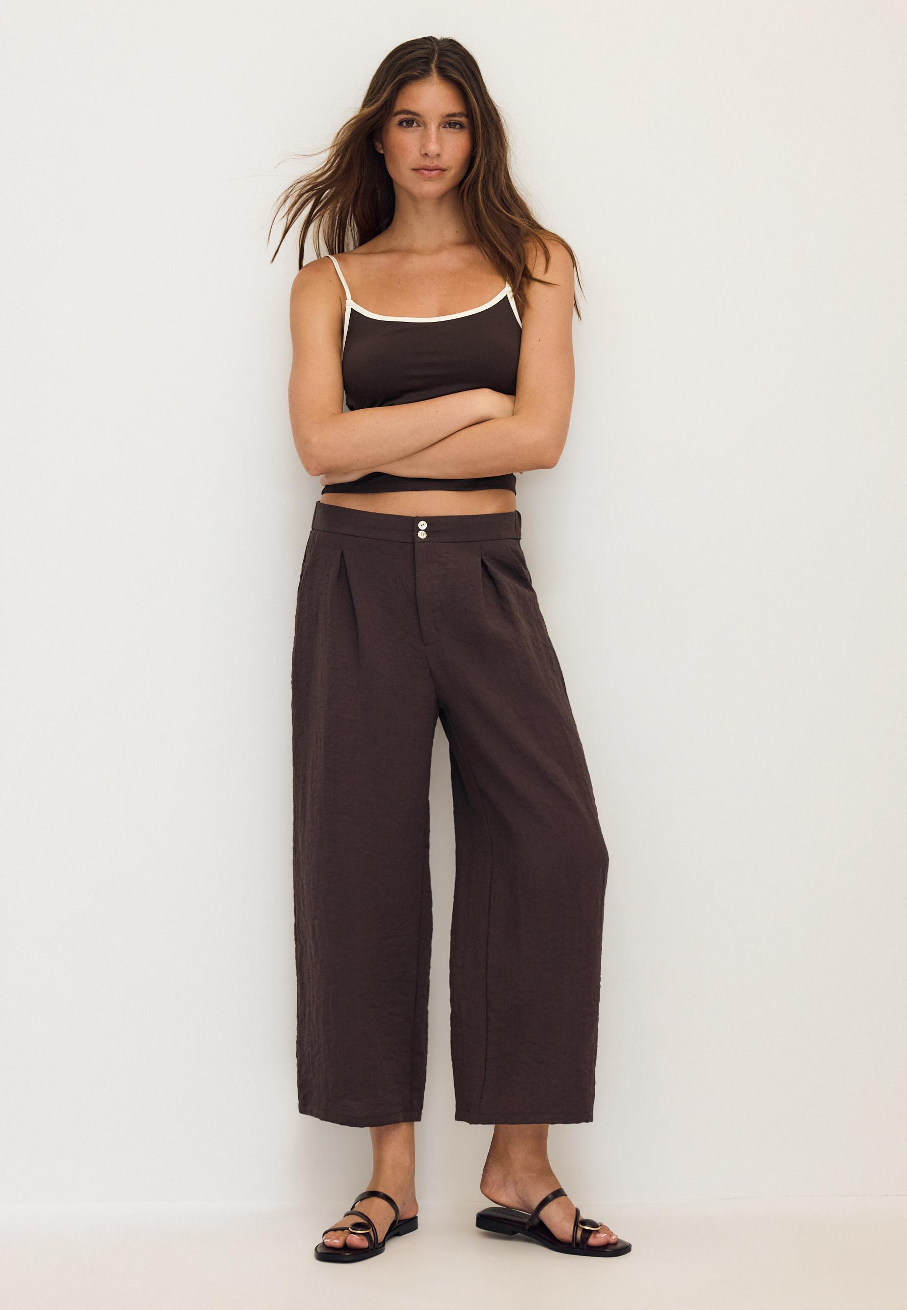 Rustic culottes — Brown