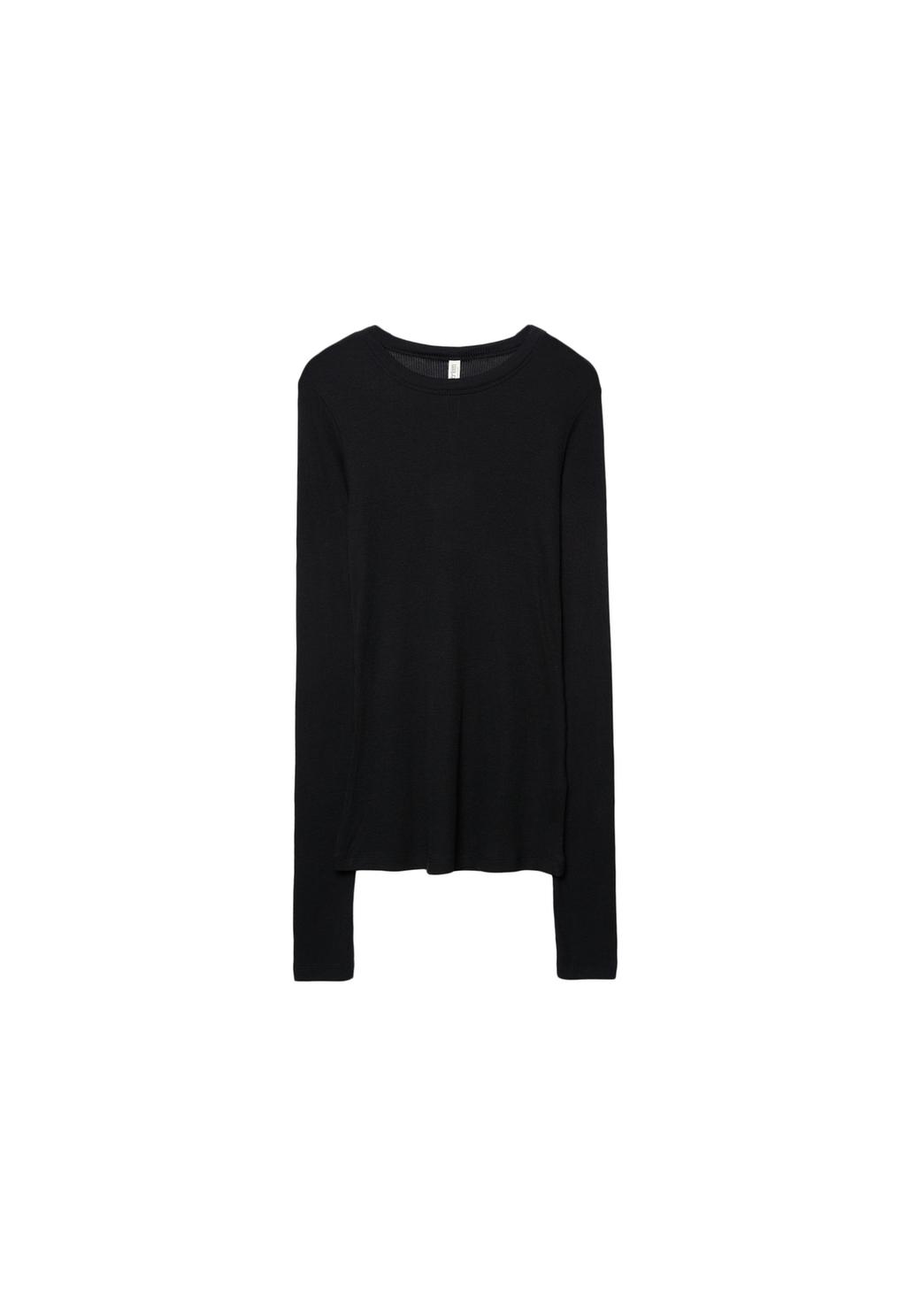 Maglietta a maniche lunghe da donna con scollo a U, attillata, a coste, casual, a coste, slim fit, a maglia, elasticizzata, in tinta unita, stile vintage, marrone, XL Maglietta a maniche lunghe da donna con scollo a U, attillata, a coste, casual, a coste, slim fit, a maglia, elasticizzata, in tinta unita, stile vintage, marrone, XL