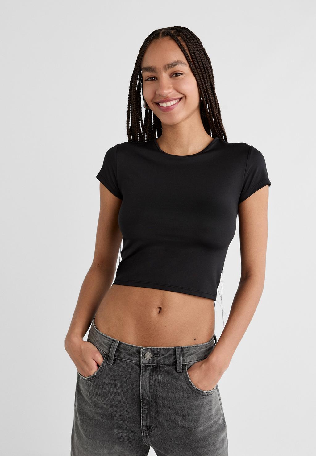 Camiseta básica poliamida