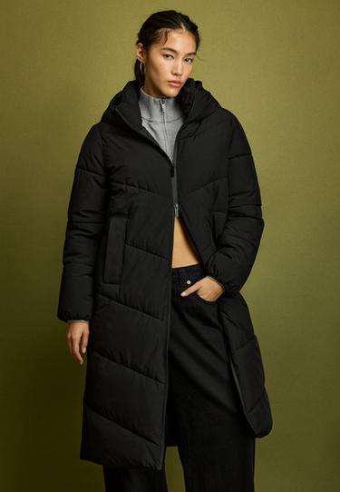 Basic padded coat — Black 1