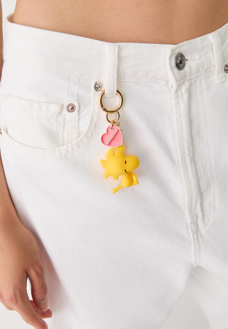 snoopy charm key ring