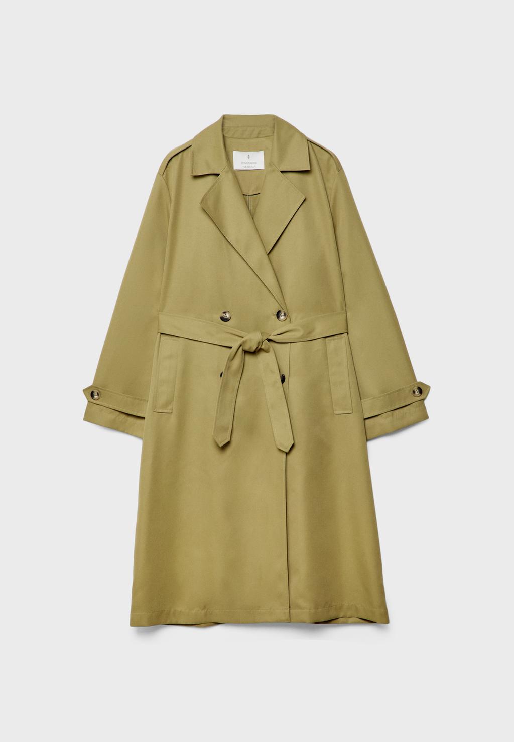 Trench fluido largo