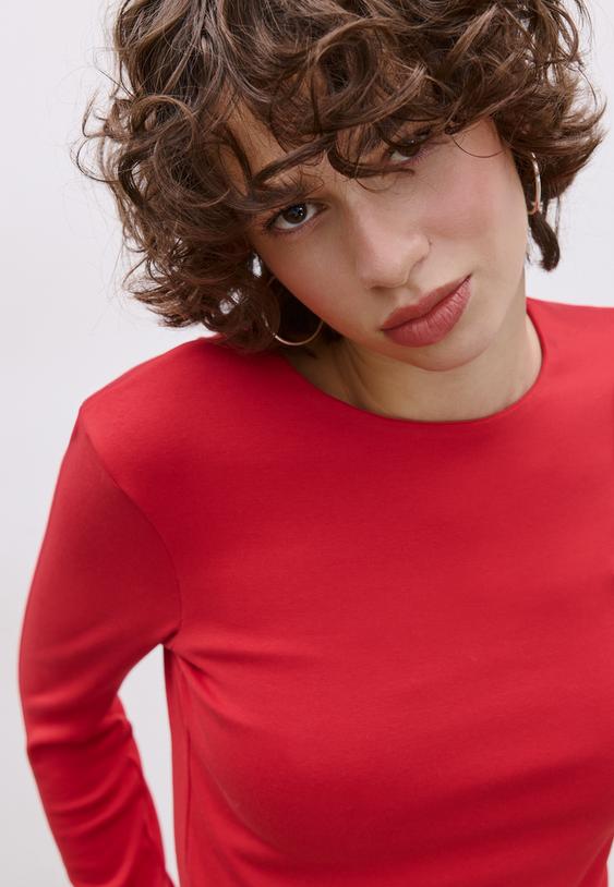 camiseta basica manga larga