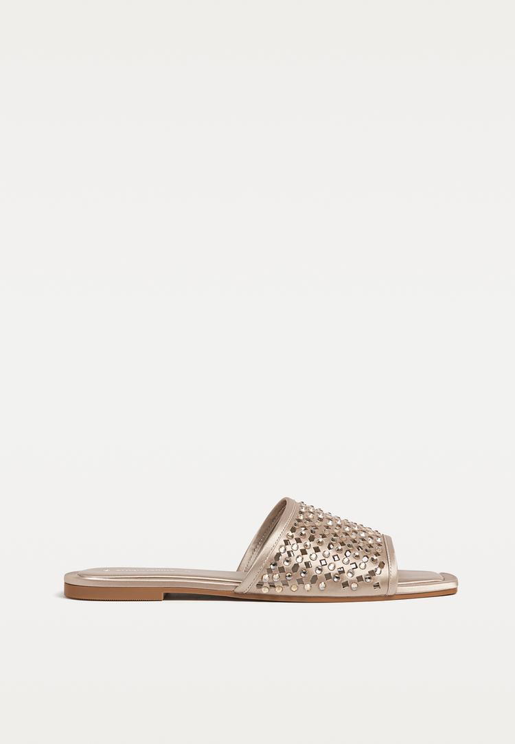 sandalias brillos